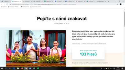 "Pojďte s námi znakovat" v ČSOB Pomáhá regionům