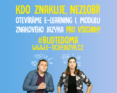 Otevíráme e-learning 1.modulu znakového jazyka pro všechny!!!