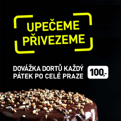 Tichá cukrárna rozváží dorty